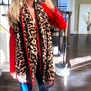Animal print shawl